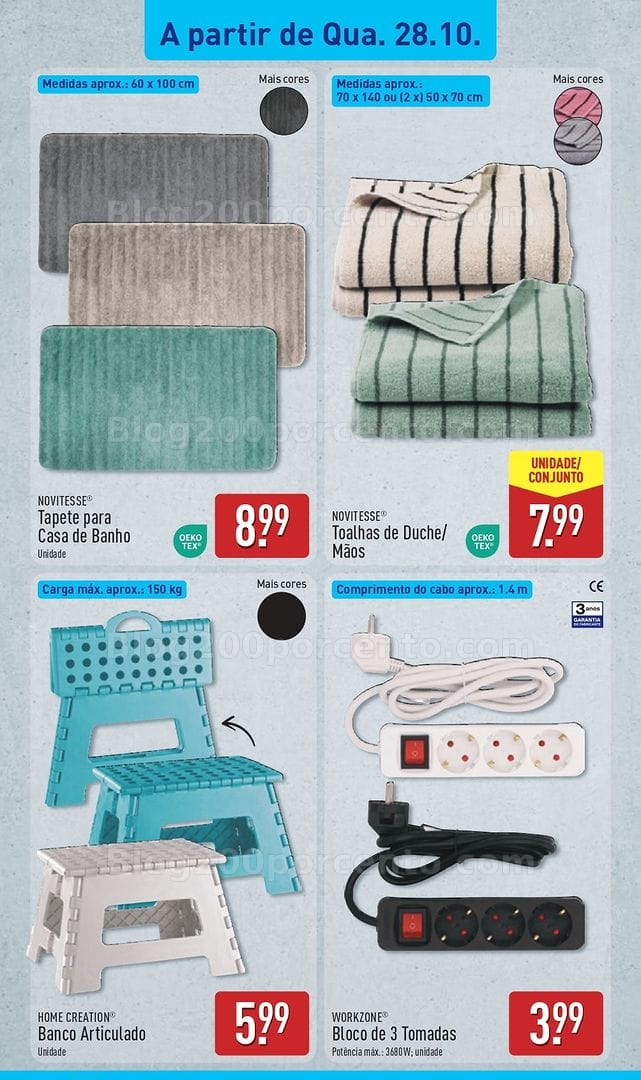 Antevisão Folheto ALDI Promoções de 26 outubro a 1 novembro